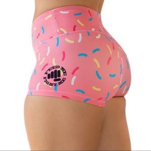 Feed Me Fight Me Donut Sprinkle Shorts